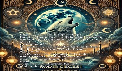 İbrahim Murat Gündüz  “Bu gece Kadir Gecesi…”